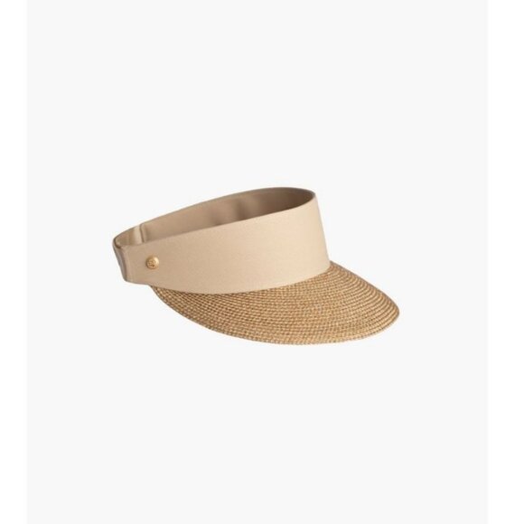 ERIC JAVITS Champ packable women's visor with UPF 50+ NATURAL (No forehead pad) - Picture 5 of 11